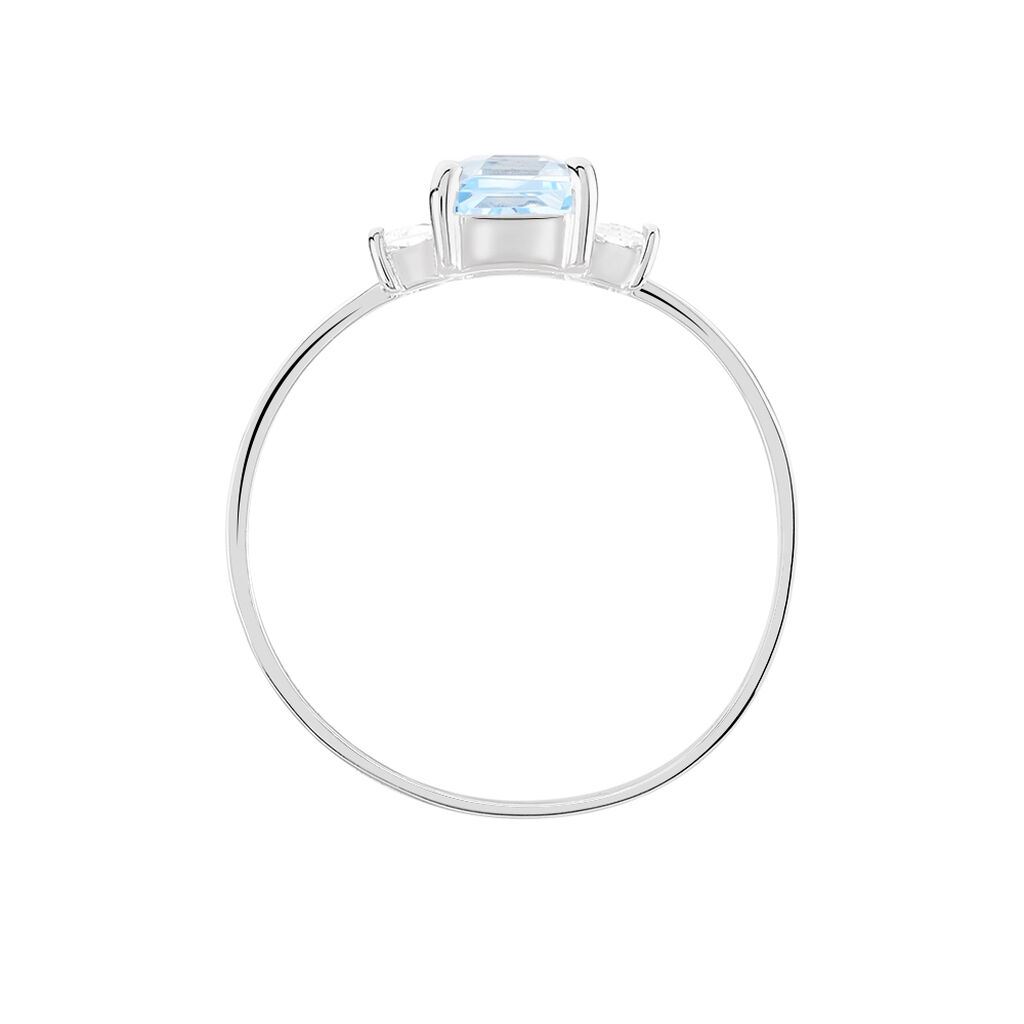 Bague Or Weiss Aimie Topaze - Spannringe Damen | OROVIVO