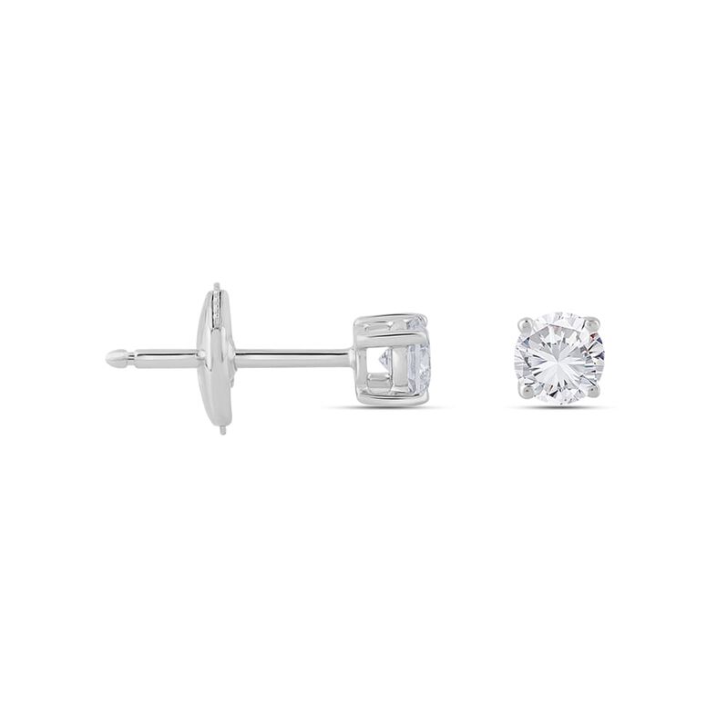 Damen Ohrstecker Weißgold 750 synthetischer Diamant 0,51ct Symphonie  - Ohrstecker Damen | OROVIVO