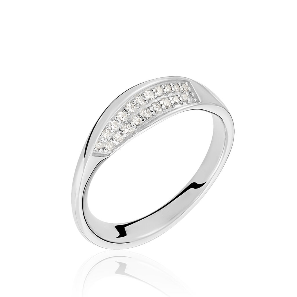 Damenring Silber 925 Zirkonia - Ringe mit Stein Damen | OROVIVO