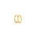 ANANAS DRAHT RUND Damen Creolen Gold 375 (9 Karat) B 3 mm