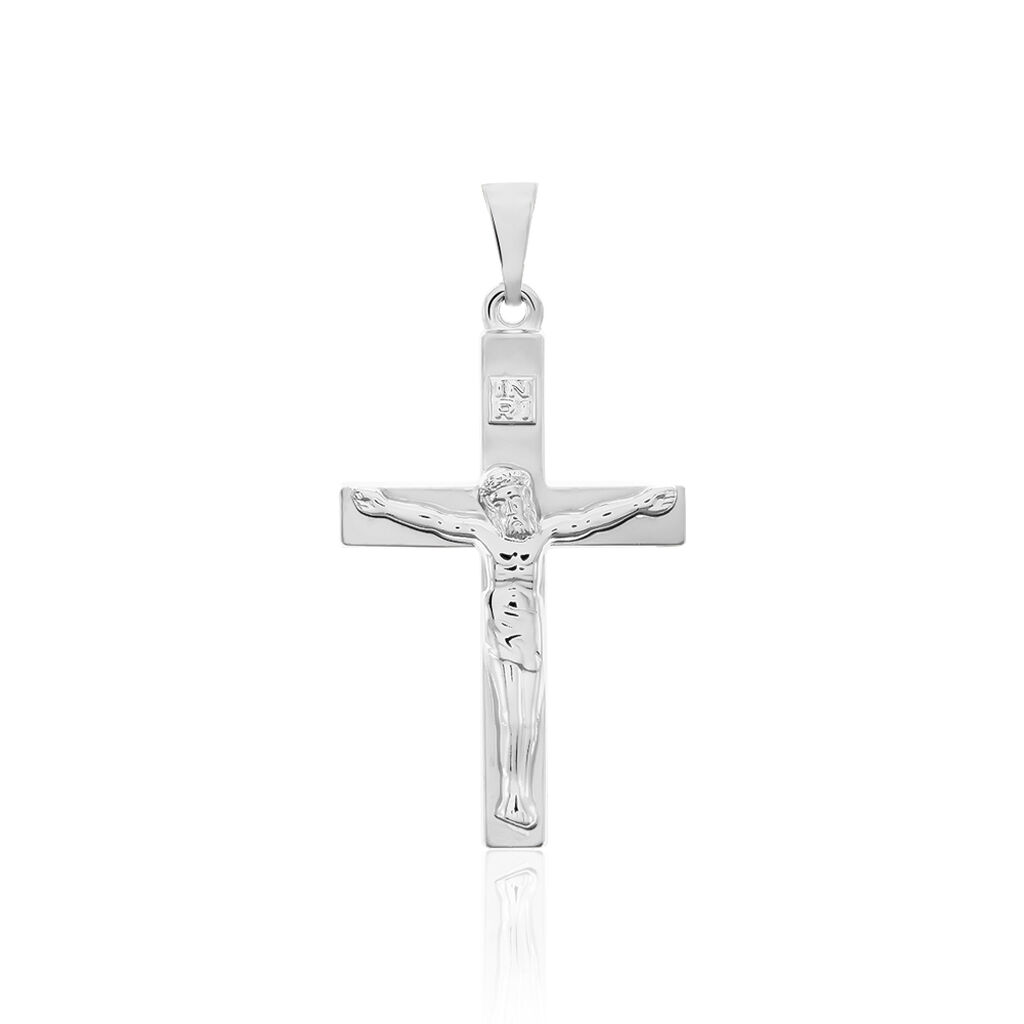 DAMIANA KREUZ 3 Unisex Anh&auml;nger Silber 925 Christus