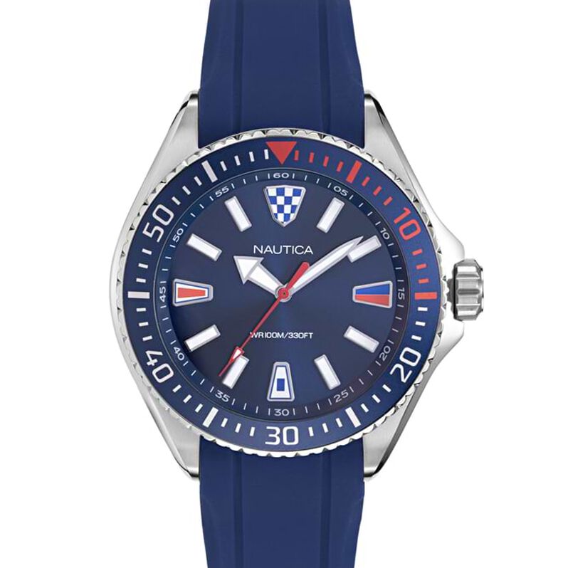 Orologio Uomo Nautica Crandon Park Beach quadrante Blu scuro NAPCPS901 - Spannringe Herren | OROVIVO