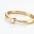 ROME Damen Ring Gold 375 (9 Karat) Diamant Wei&szlig; 0,08 ct