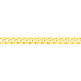 Unisex Panzerkette Gold 375 45cm - Ketten ohne Anhänger Unisex | OROVIVO