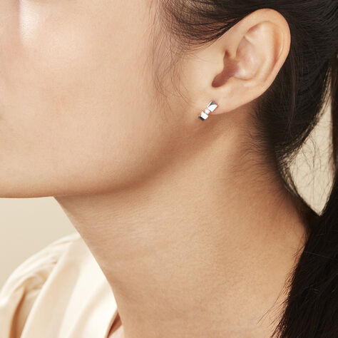 Damen Ohrstecker Weißgold 375 Diamant 0,04ct - Ohrstecker Damen | OROVIVO