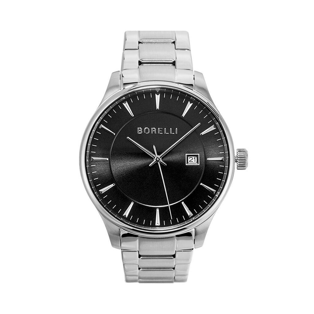 Borelli Herrenuhr Bergen BR.8009M/01M Quarz, Uhr ohne Stein