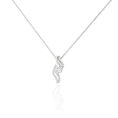 Damen Halskette Silber 925 Zirkonia Massa - Halsketten Damen | OROVIVO