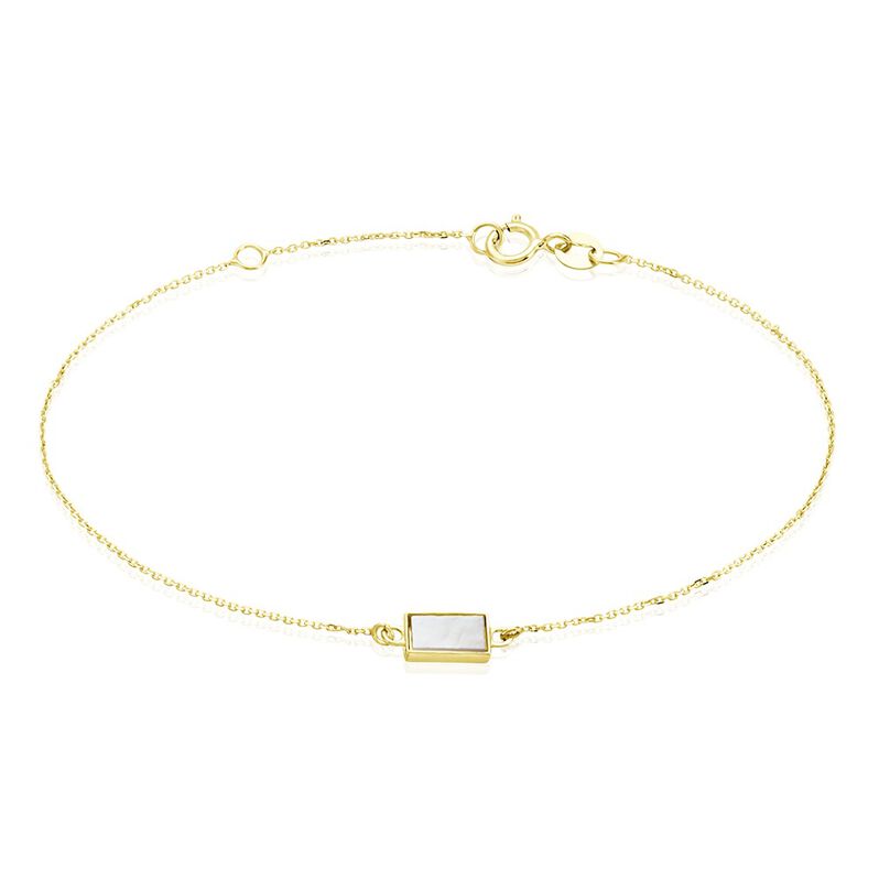 Bracelet Hallie Or Jaune Nacre - Spannringe Damen | OROVIVO