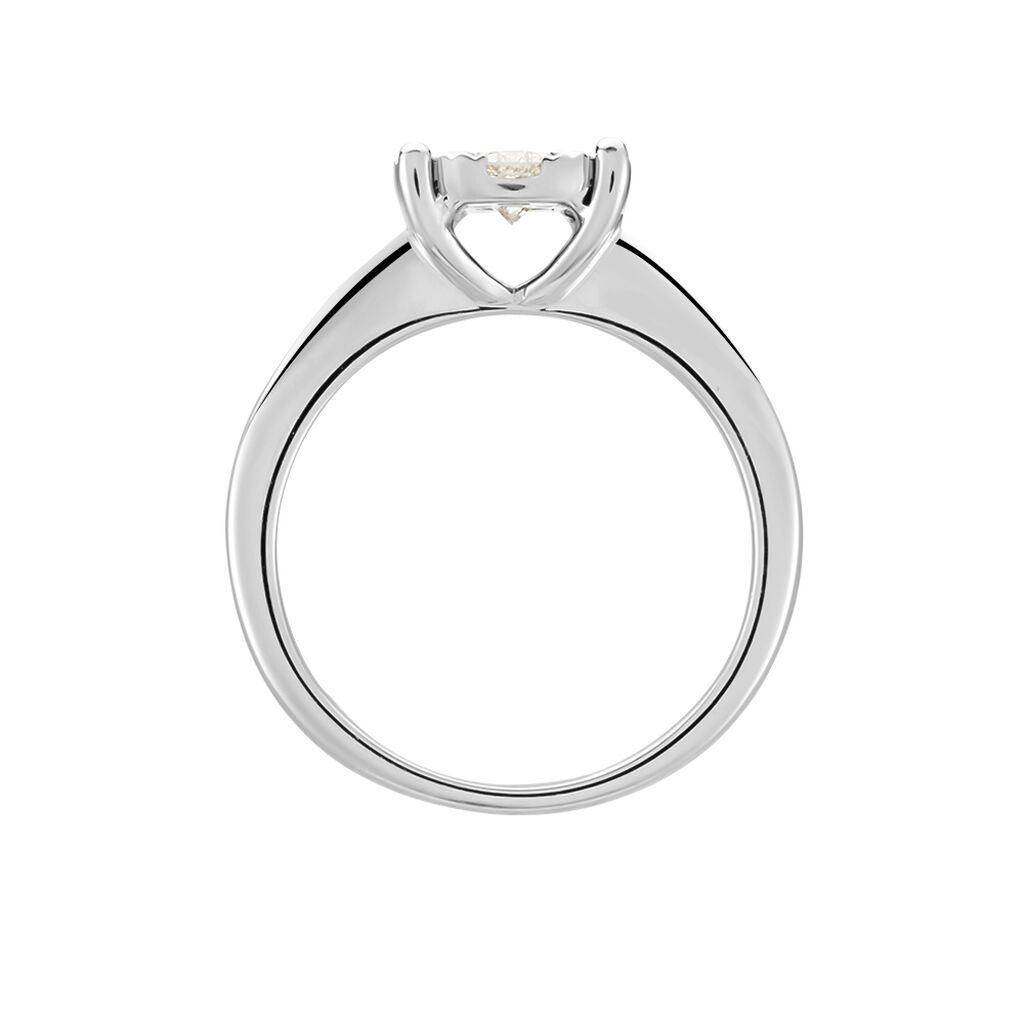 DREAM Damen Ring Wei&szlig;gold 375 (9 Karat) Diamant Wei&szlig; 0,32 ct