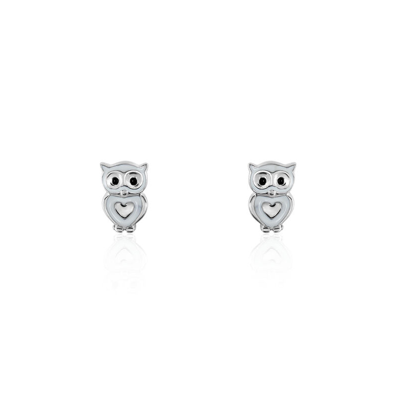 Kinder Ohrstecker Silber 925 Eule - Ohrstecker Kinder | OROVIVO