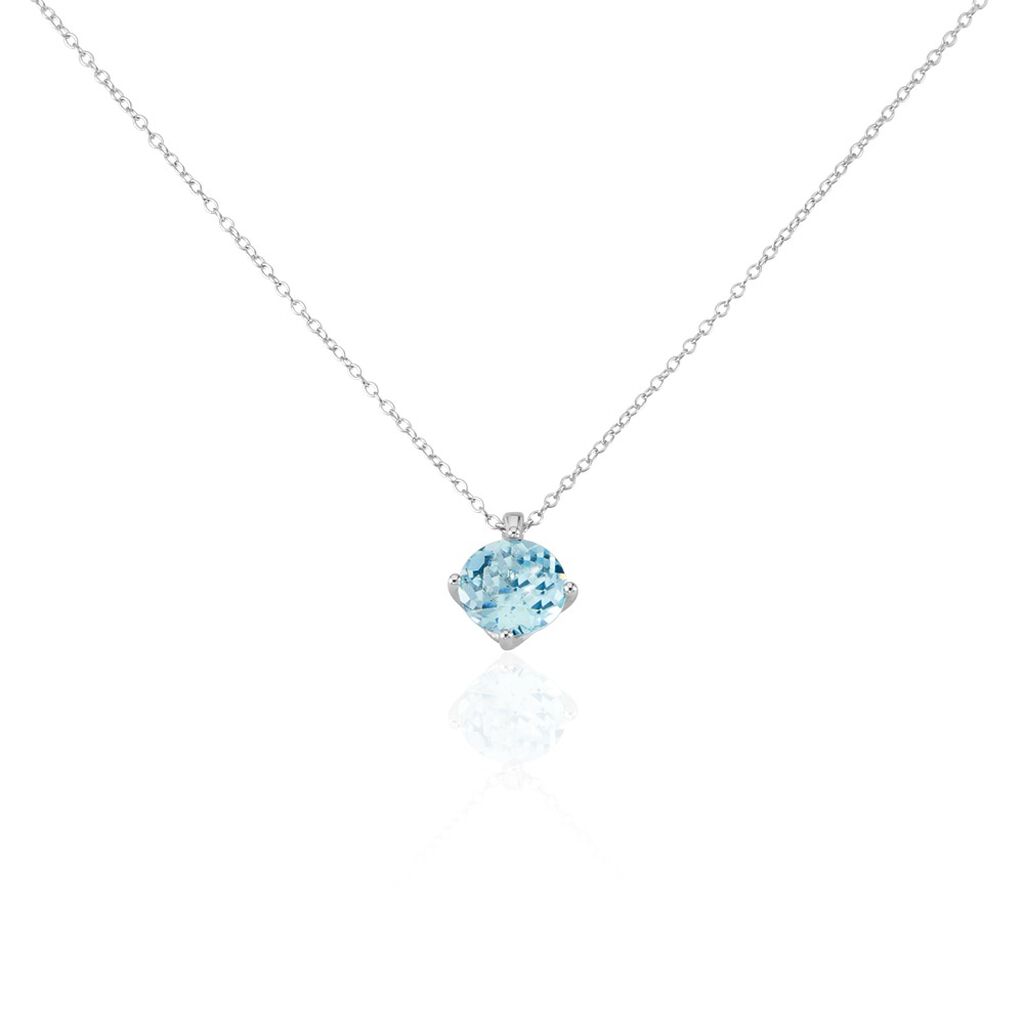 🦚 Damen Halskette Silber 925 rhodiniert Zirkonia, Collier mit Stein