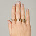 Damen Ring Gold 375 (9 Karat) B 18 mm