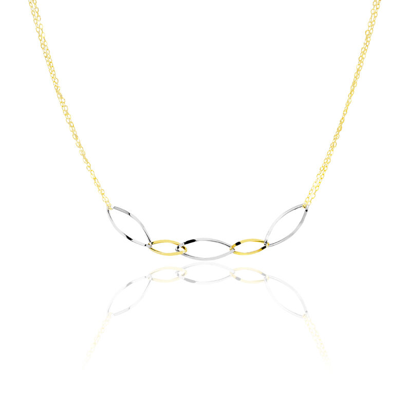 Collier Bénédicte Or Bicolore  - Spannringe Damen | OROVIVO