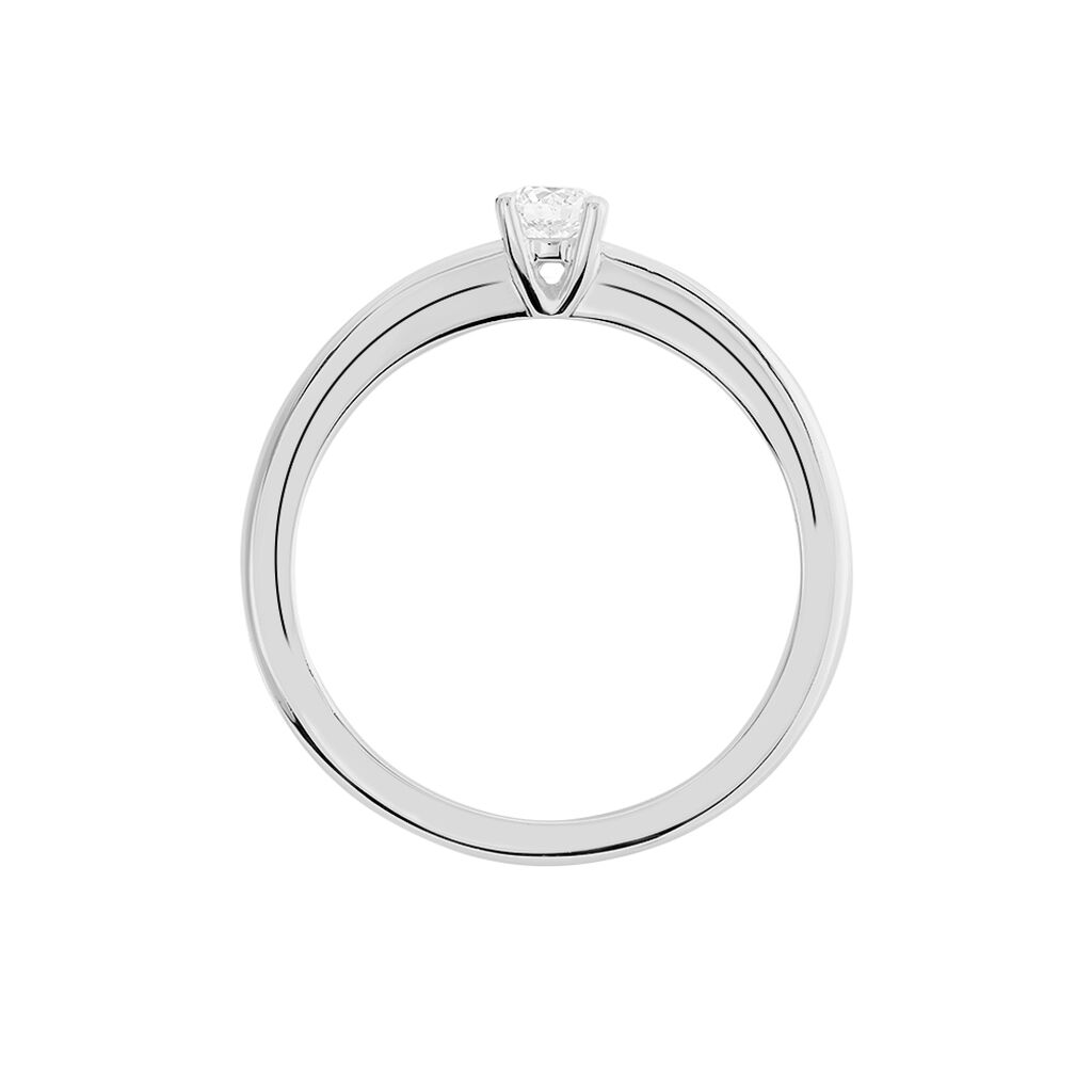 VENISE Damen Ring Wei&szlig;gold 585 (14 Karat) Diamant Wei&szlig; B 20 mm