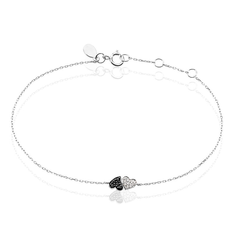 Bracelet Lydia Or Blanc Diamant - Spannringe Damen | OROVIVO