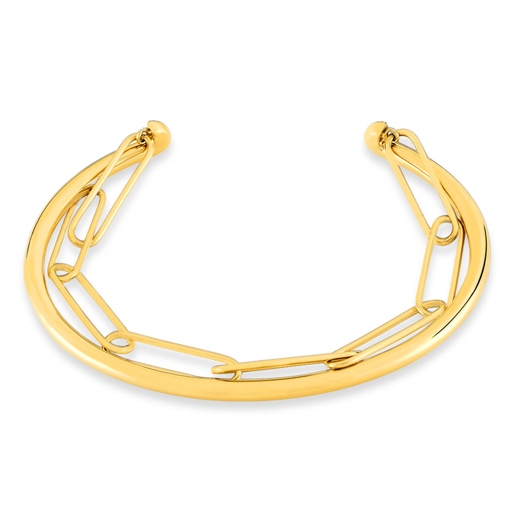 Bracelet Jonc Acier Dore Blume - Spannringe Damen | OROVIVO