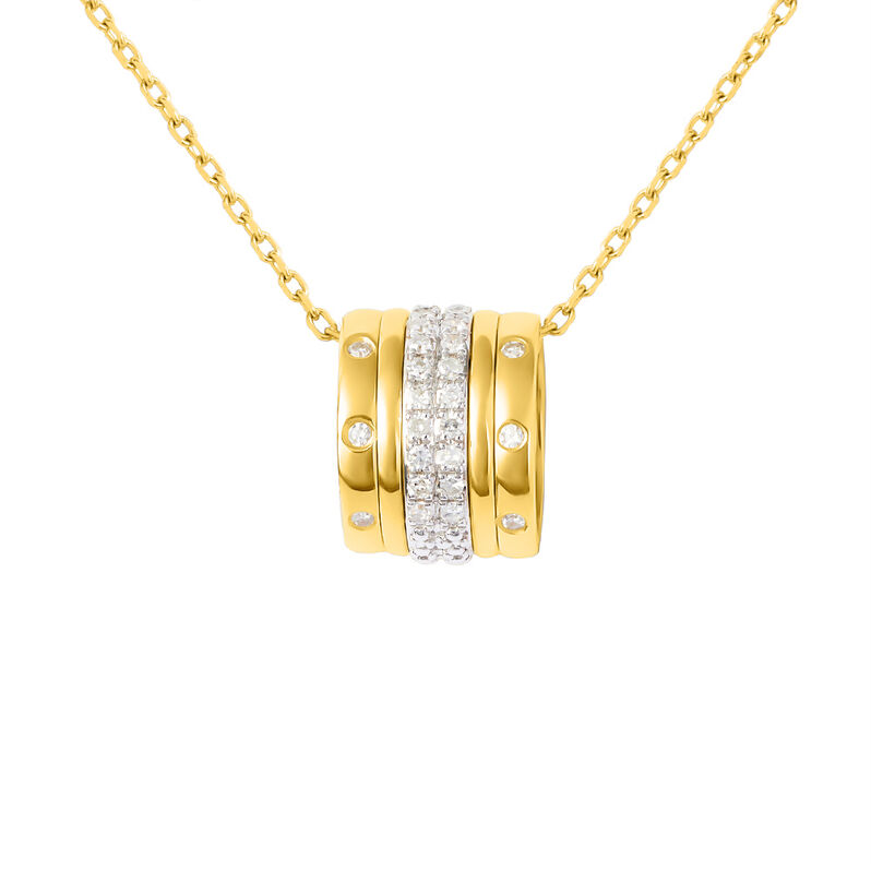Collana Sophia Oro Giallo Diamante - Spannringe Damen | OROVIVO