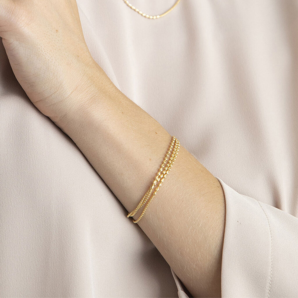Damen Armkette Gold 375 Kugeln - Armketten Damen | OROVIVO