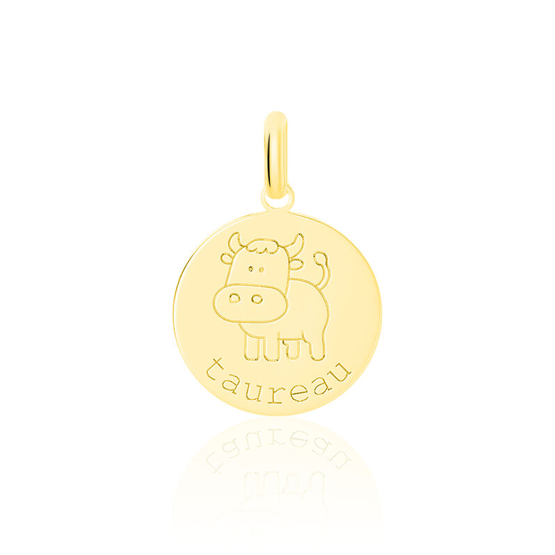 Pendentif Or Jaune Zodiaque Taureau - Spannringe Kinder | OROVIVO