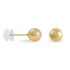 FIDELIA BOULE Damen Ohrstecker Gold 375 (9 Karat) Ball B 7 mm