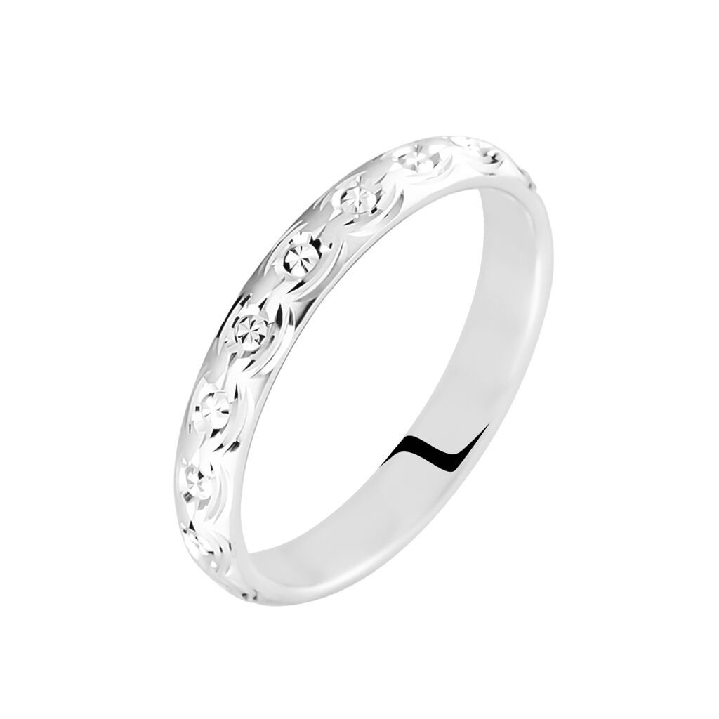 Alliance Or Weiss Marguerite Diamantee - Spannringe Damen | OROVIVO