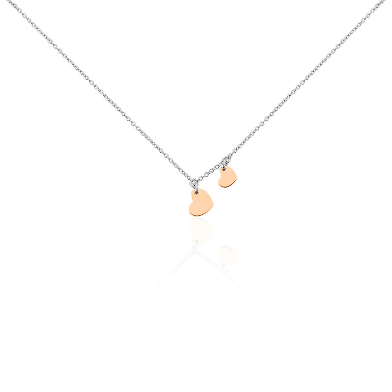 Damen Halskette Silber 925 Rosé Vergoldet Herz - Halsketten Damen | OROVIVO