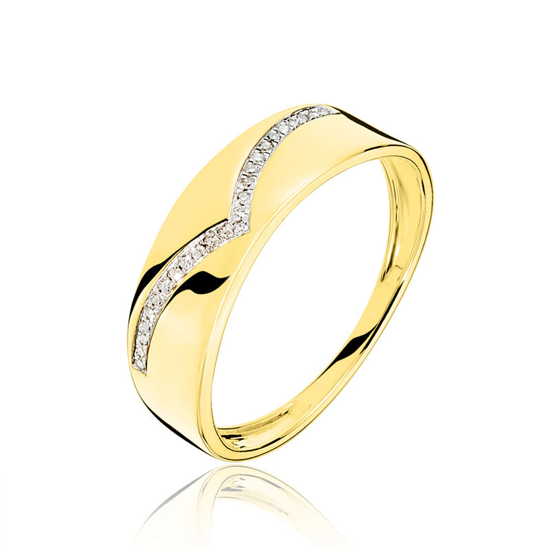 Bague Cyprien Or Jaune Diamant - Spannringe Damen | OROVIVO