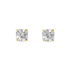 DOREEN CARRE Damen Ohrstecker Gold 375 (9 Karat) Zirkonia Wei&szlig; 4,03 ct