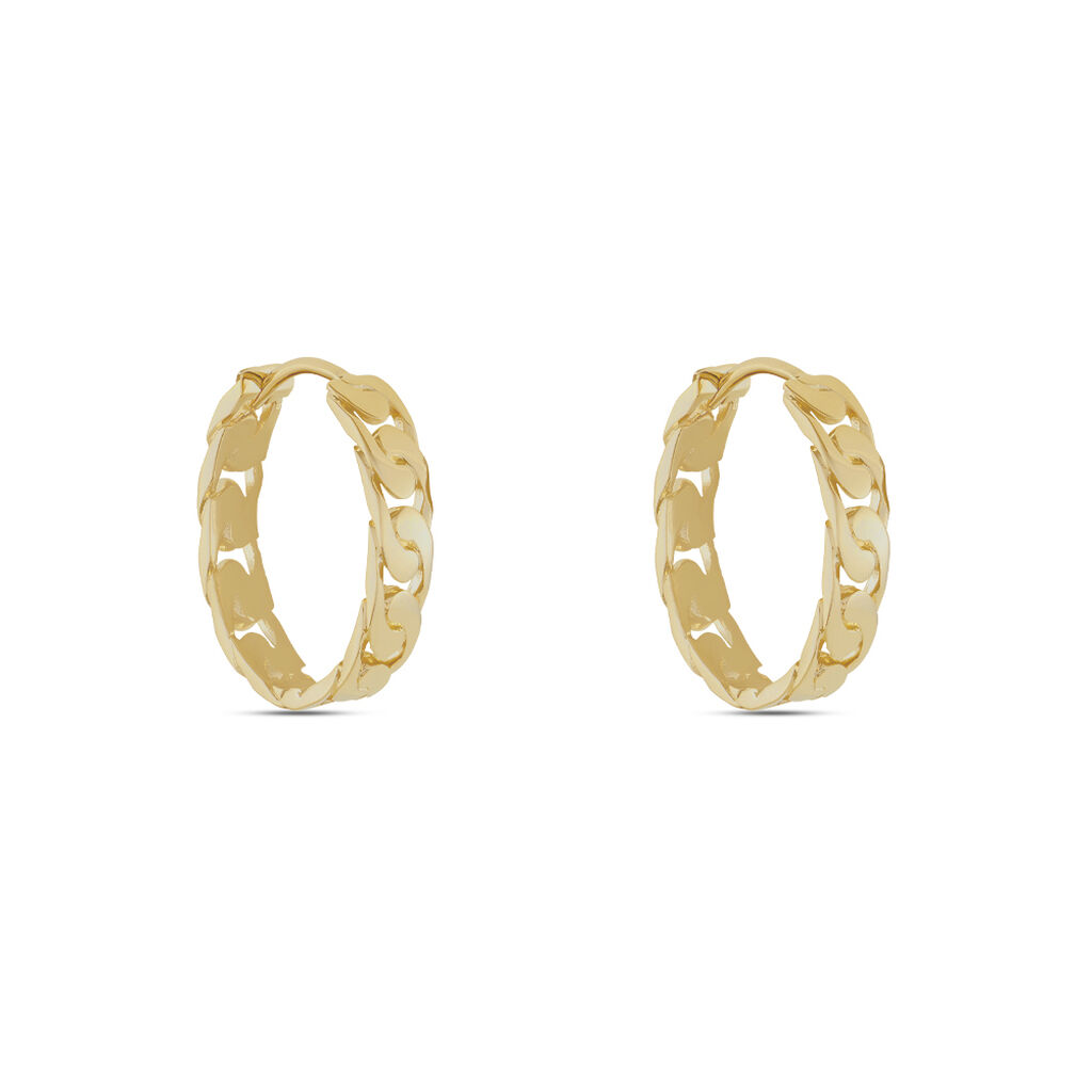 LIANA Damen Creolen Vergoldet