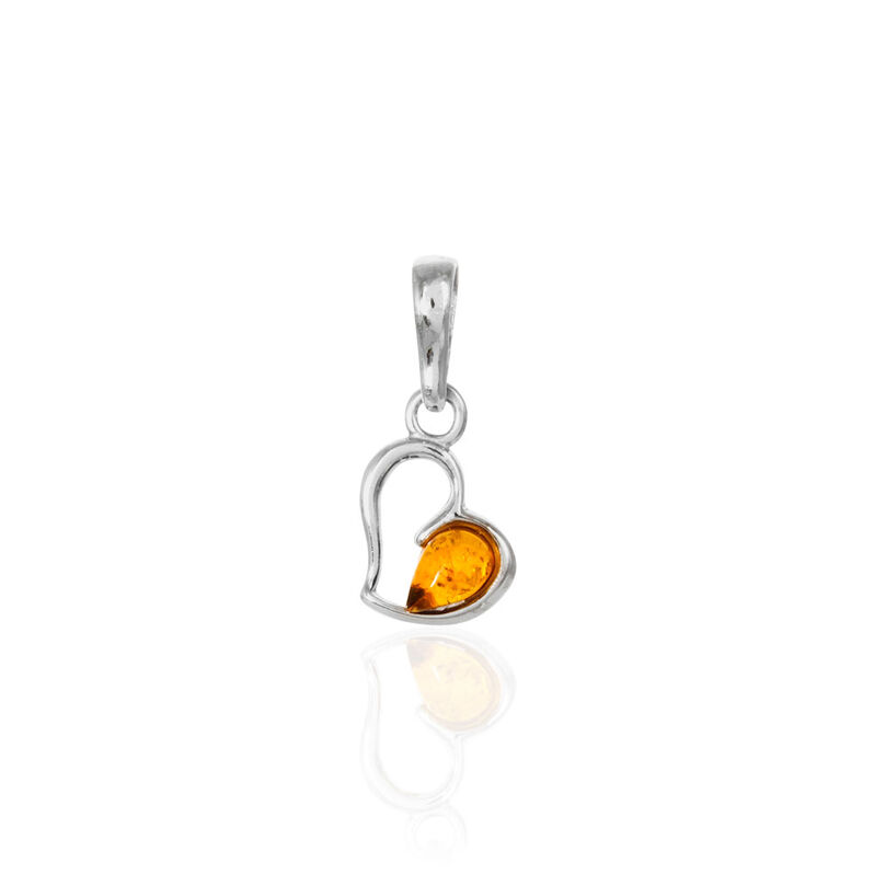 Pendentif Assal Argent Blanc Ambre - Spannringe Damen | OROVIVO