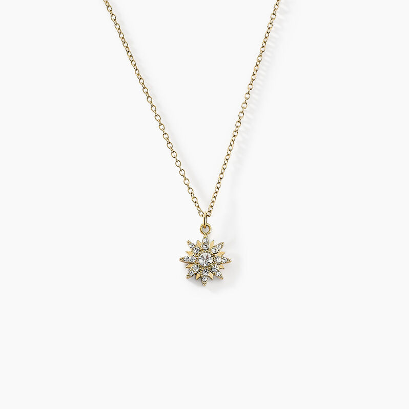 Collier Acier Jaune Oxyde De Zirconium - Spannringe Damen | OROVIVO