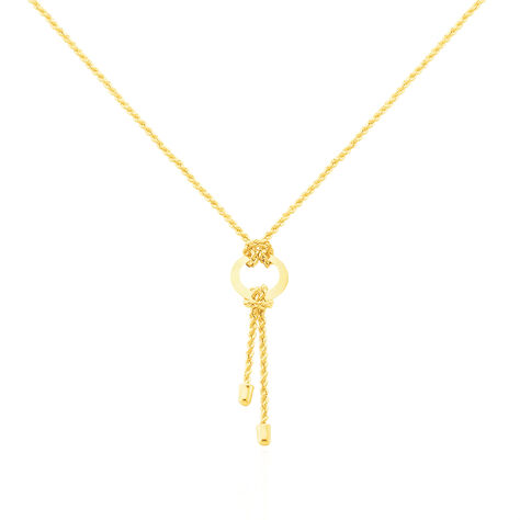 Damen Halskette Gold 375 Knoten Kreis Zephanja - Halsketten Damen | OROVIVO