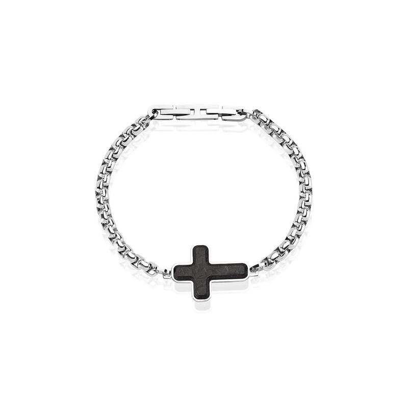 CHRISTOPH Herren Armband Edelstahl Regionalkreuz B 3,6 mm - Armb&auml;nder mit Anh&auml;nger Herren | OROVIVO