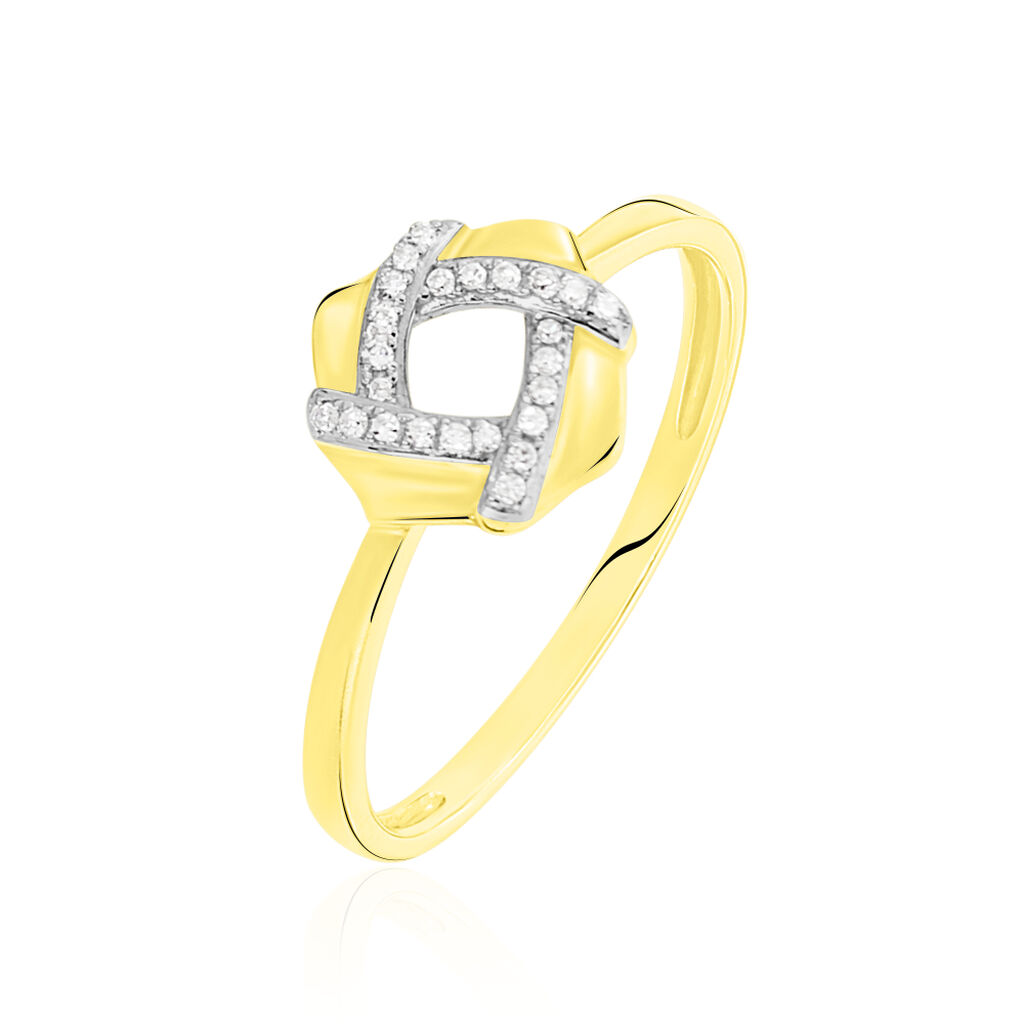 Bague Or Jaune Volcania Cercle Ajoure Di - Spannringe Damen | OROVIVO