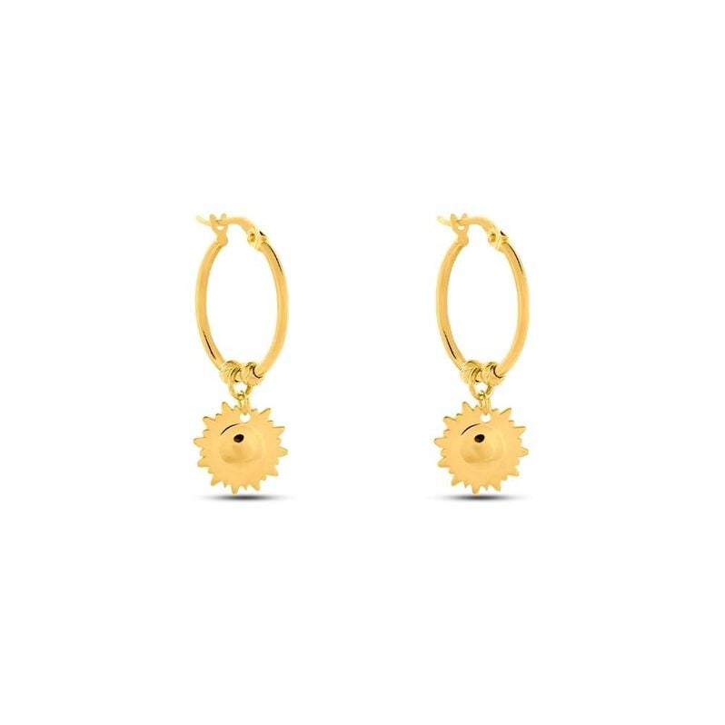 Orecchini A Cerchio Beverly Oro Giallo - Spannringe Damen | OROVIVO
