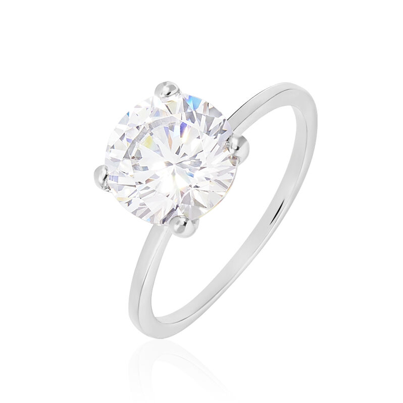 Bague Solitaire Gatiane Argent Oxyde De Zirconium - Spannringe Damen | OROVIVO