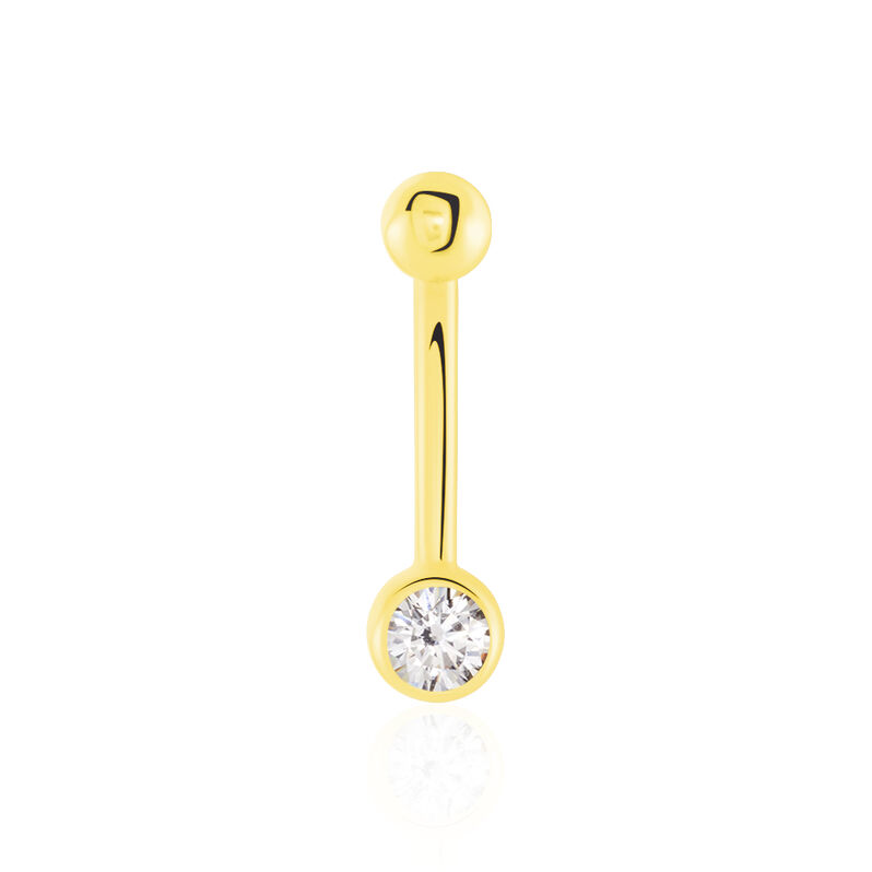 Piercing De Nombril Or Jaune Jan Oxyde - Spannringe Damen | OROVIVO