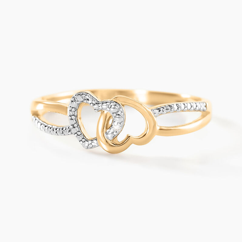 Bague Valeriya Or Jaune Diamant - Spannringe Damen | OROVIVO