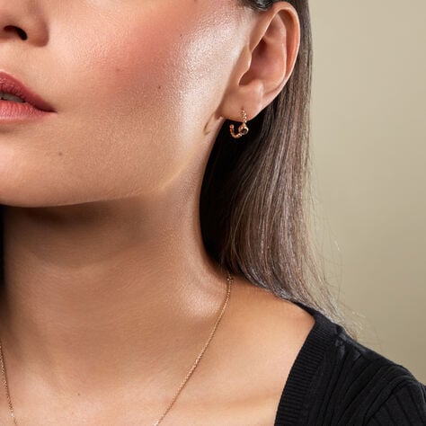 LYKKE Damen Ohrstecker Gold 375 (9 Karat) Amethyst Violett 0,3 ct Kreis - Ohrstecker Damen | OROVIVO