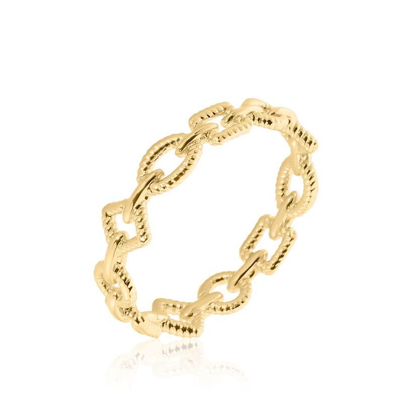 Bague Linka Plaqué Or Jaune - Spannringe Damen | OROVIVO