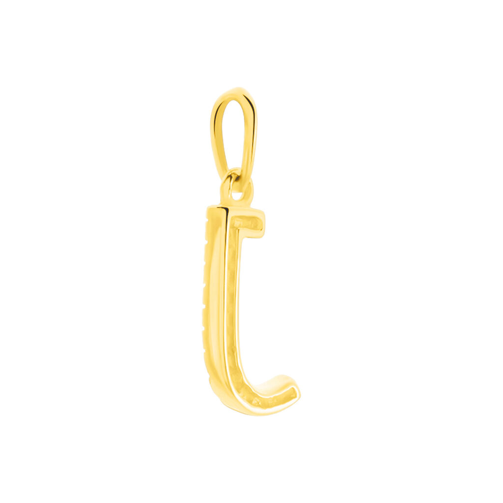 Anhänger Gold 375 Zirkonia Buchstabe J - Schmuckanhänger Familie | OROVIVO