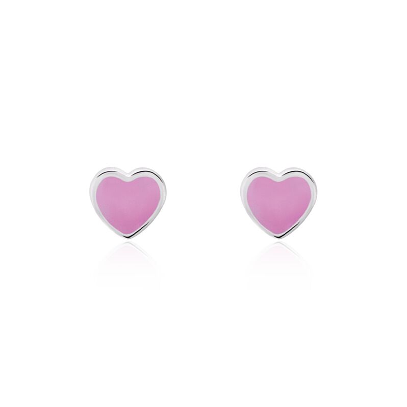 Kinder Ohrstecker Silber 925 Herz - Ohrstecker Kinder | OROVIVO