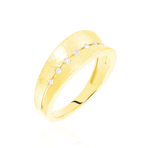 CLEA 1 Damen Ring Gold 375 (9 Karat) Diamant Wei&szlig; 0,07 ct - Ringe mit Stein Damen | OROVIVO