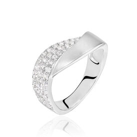 Damenring Weißgold 750 Diamanten 0,482ct - Ringe mit Edelsteinen Damen | OROVIVO