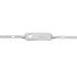 Kinder Id Armband Figarokette Silber 925 Herz - ID-Armbänder Kinder | OROVIVO