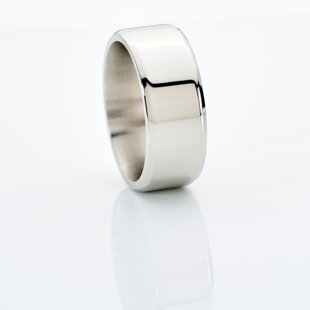 BOND Unisex Ring Edelstahl B 8 mm