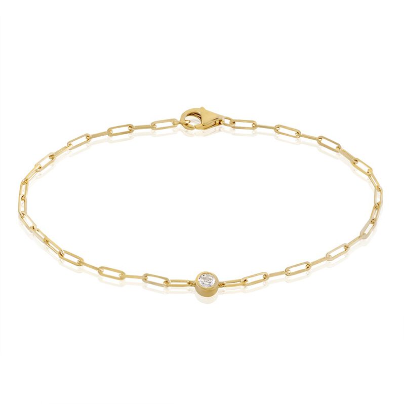 Bracelet Plaqué Or Liede Oxyde De Zirconium - Spannringe Damen | OROVIVO