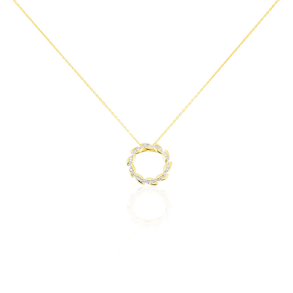 Collier Or Jaune 375/1000 Berinice - Spannringe Damen | OROVIVO
