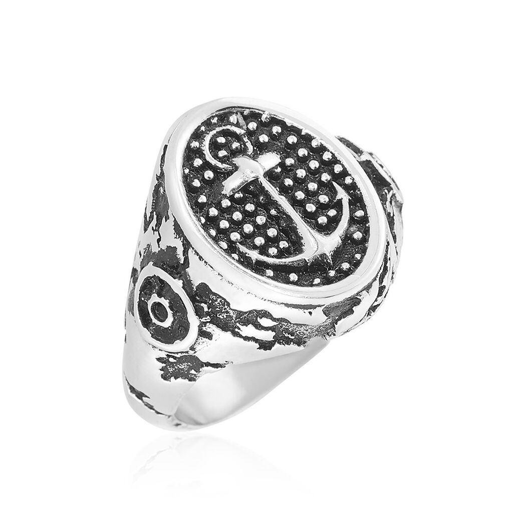 RUSSELL Herren Ring Silber Silber 925 B 1,8 mm