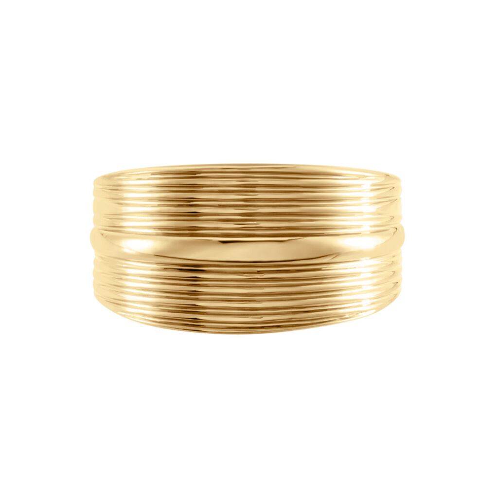 Cocktailring Messing Gold 750 plattiert 5 Micron - Ringe Damen | OROVIVO